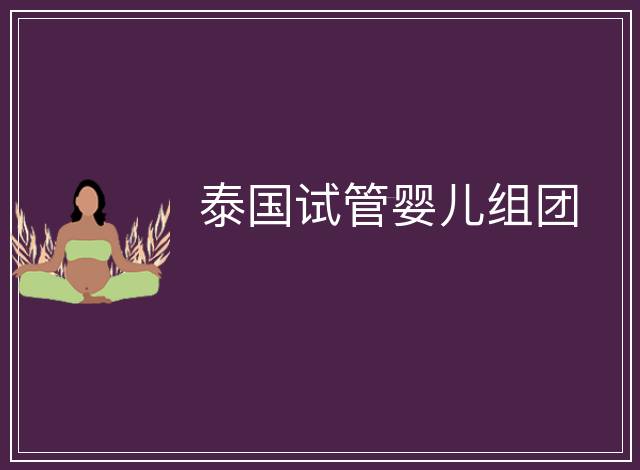 泰國(guó)試管嬰兒組團(tuán)
