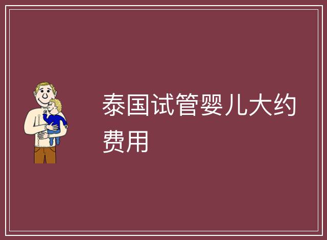 泰國試管嬰兒大約費用