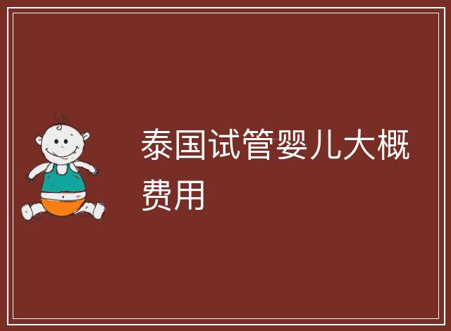 泰國試管嬰兒大概費用