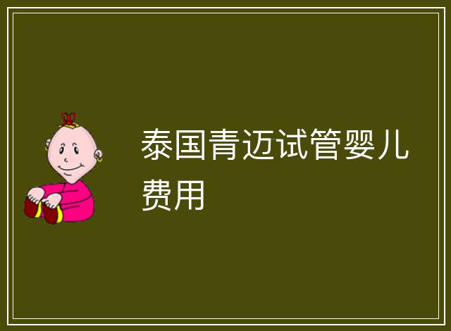 泰國(guó)青邁試管嬰兒費(fèi)用